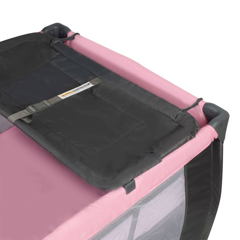 Cuna Playard Lyra Pink + Colchón de Viaje Plegable-6