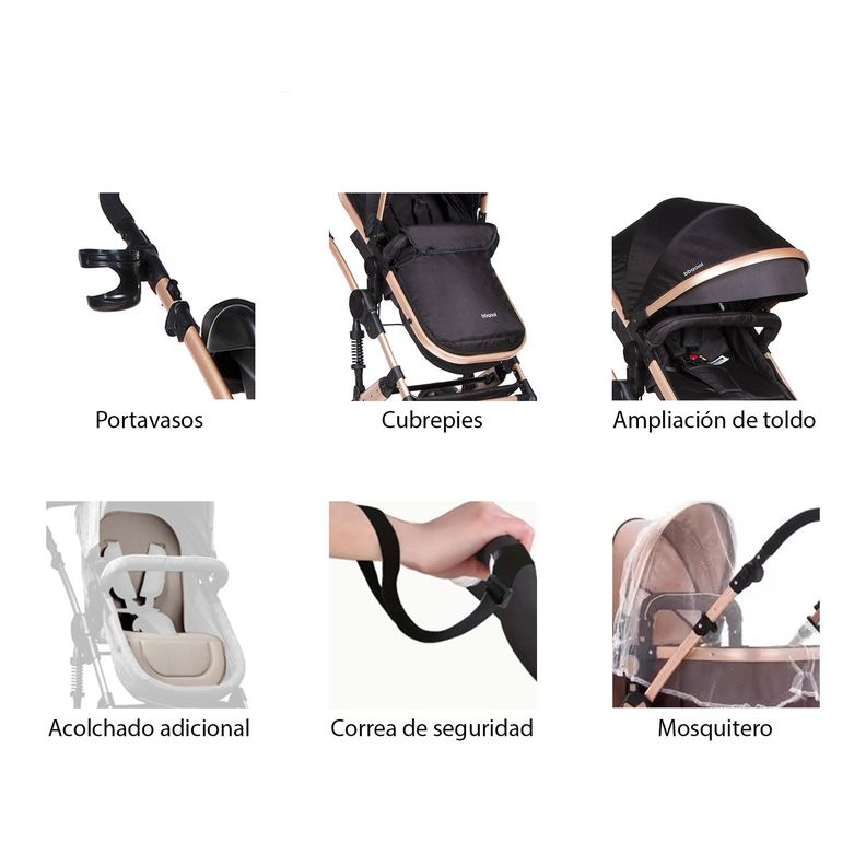 Coche Paseo 4Road Ocean Grey-7