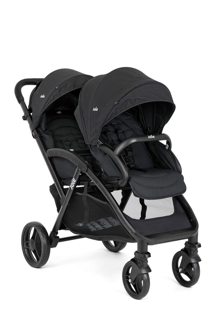 Coche Paseo Doble Evalite Duo Shale Negro Recien Nacido
