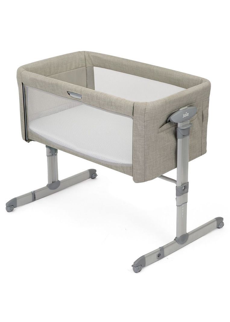 Cuna Colecho Mecedora Roomie Glide Almond Beige Recien Nacido