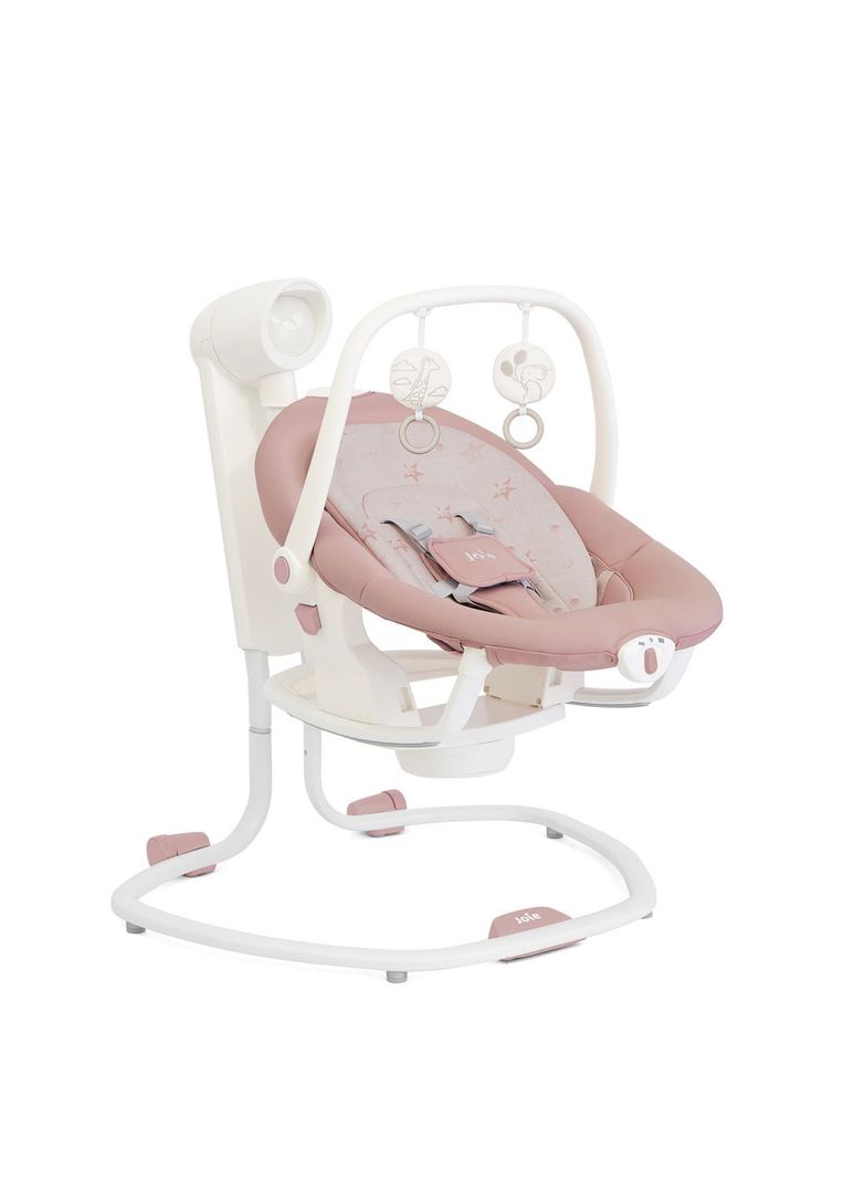 Silla Nido Mecedora Serina 2in1 Cosmo Lola Rosado Recien Nacido