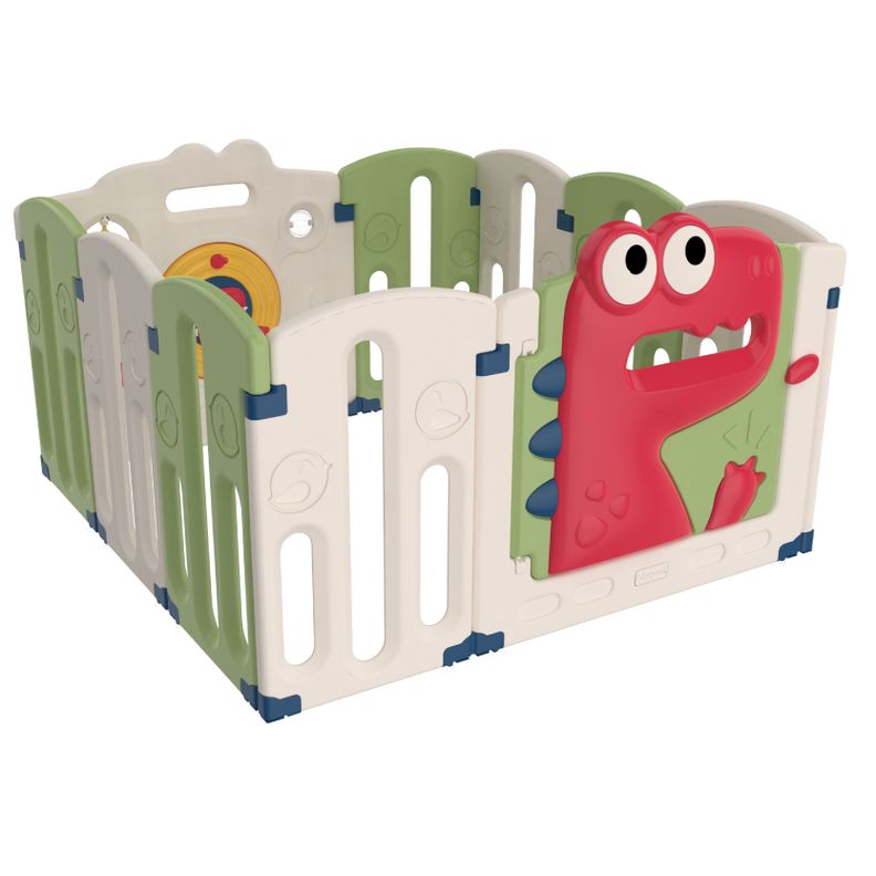 Corral Didáctico de Juegos Dinosaur Green-0