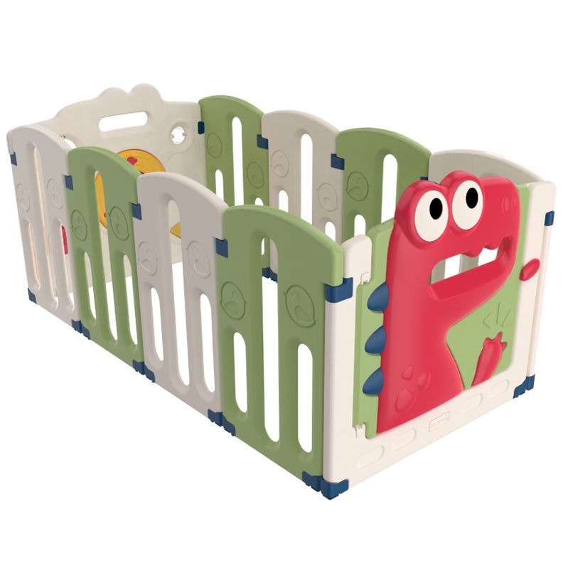 Corral Didáctico de Juegos Dinosaur Green-2
