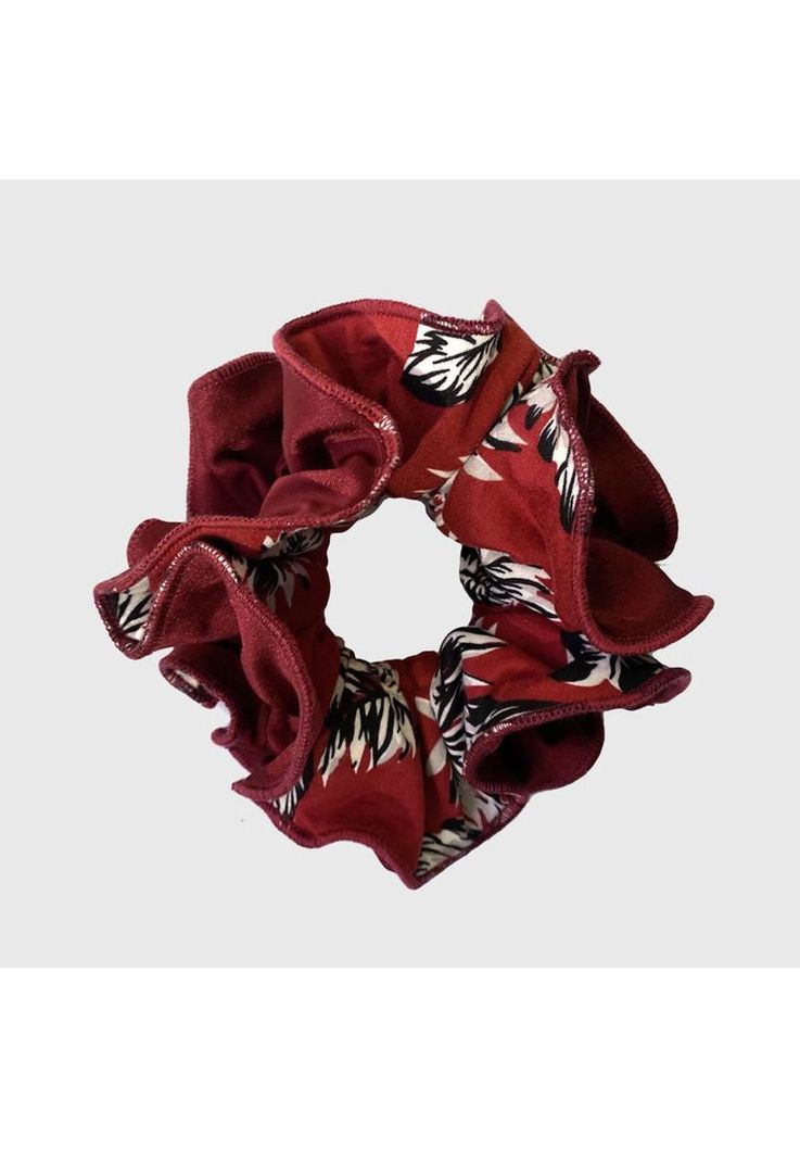 Scrunchie Tulipan M Palmeras Cherry Maria Paskaro-1