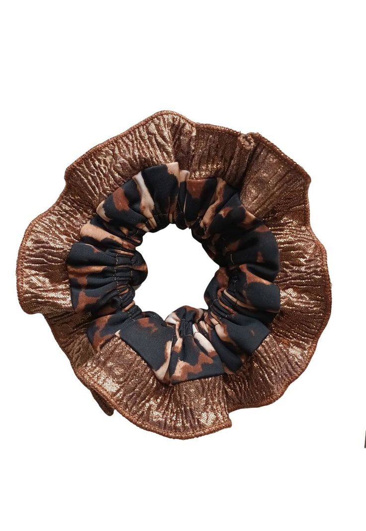 Scrunchie Begonia M Animal Cobre Oscuro Maria Paskaro-0