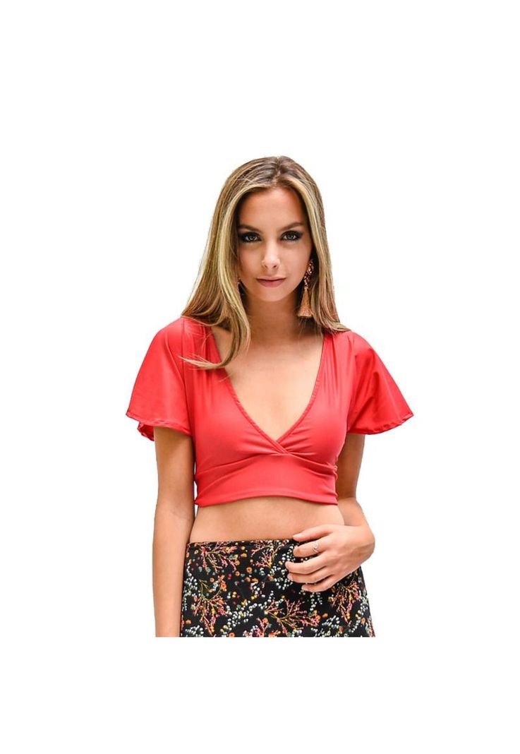 Peto Roma Rojo Lycra Mangas Abierto Espalda Maria Paskaro