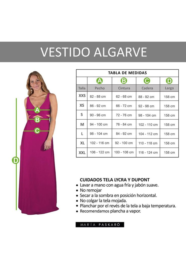 Vestido Largo Algarve Negro Brillo Maria Paskaro-4