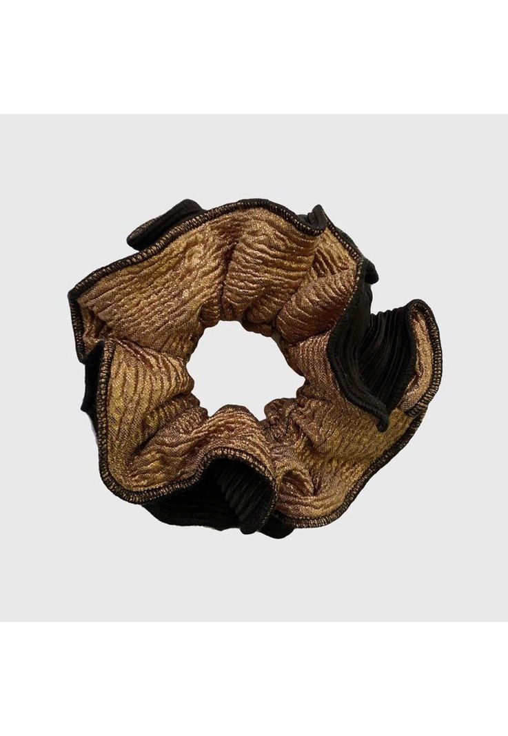 Scrunchie Tulipan M Duo Dorado Maria Paskaro-0