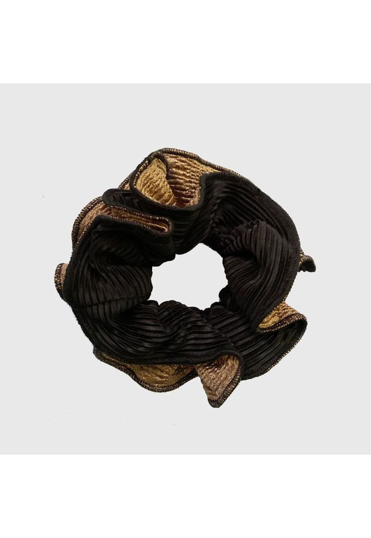 Scrunchie Tulipan M Duo Dorado Maria Paskaro-1