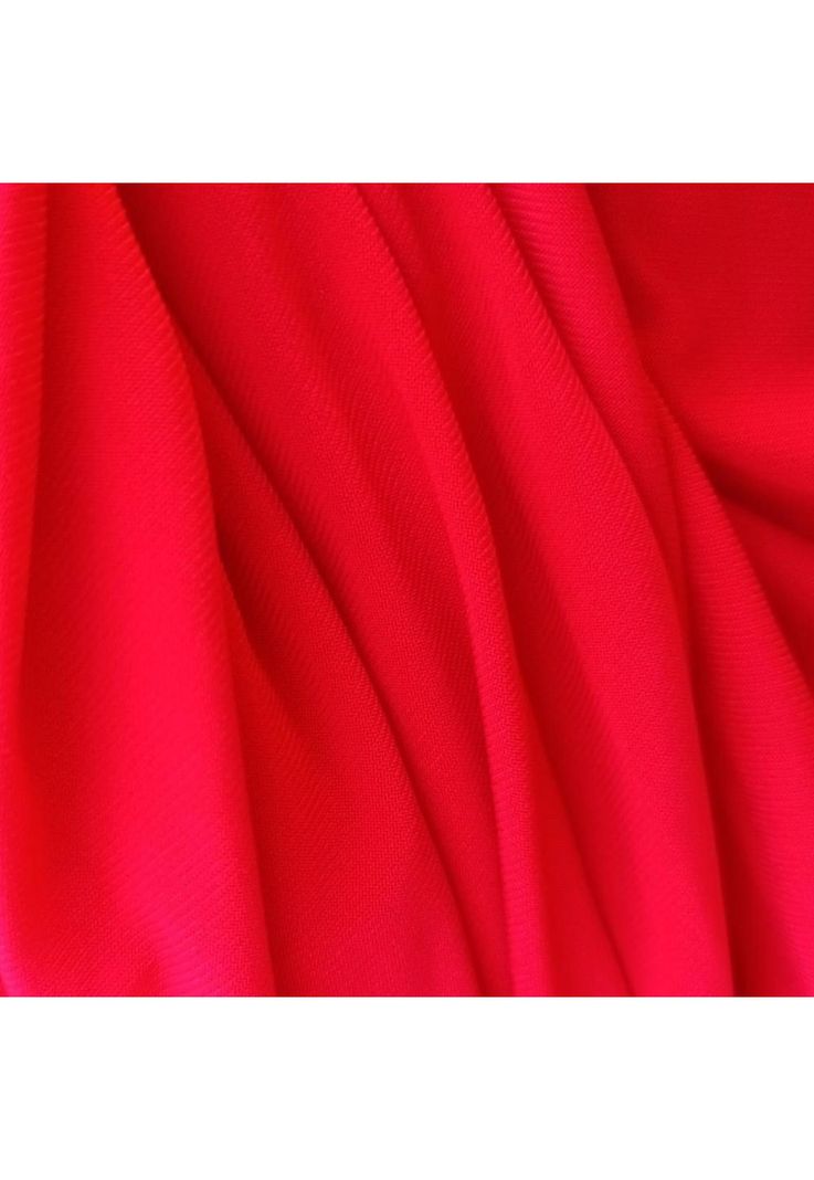 Vestido Largo Marken Rojo Furioso Lycra Vuelo Grande Maria Paskaro-4
