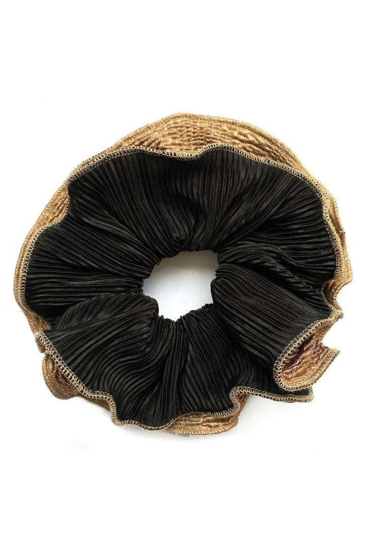 Scrunchie Tulipan Duo Dorado Maria Paskaro-1