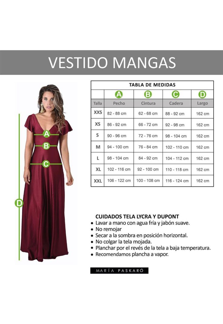Vestido Largo Mangas Turquesa Lycra Lazo Espalda Maria Paskaro-5