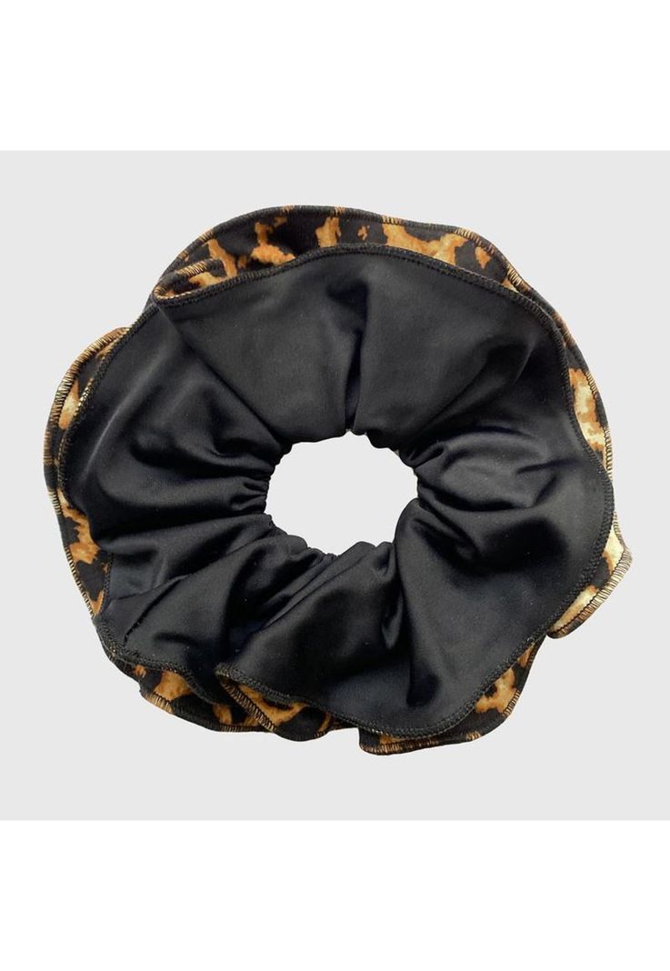 Scrunchie Tulipan L Animal Negro Maria Paskaro-1