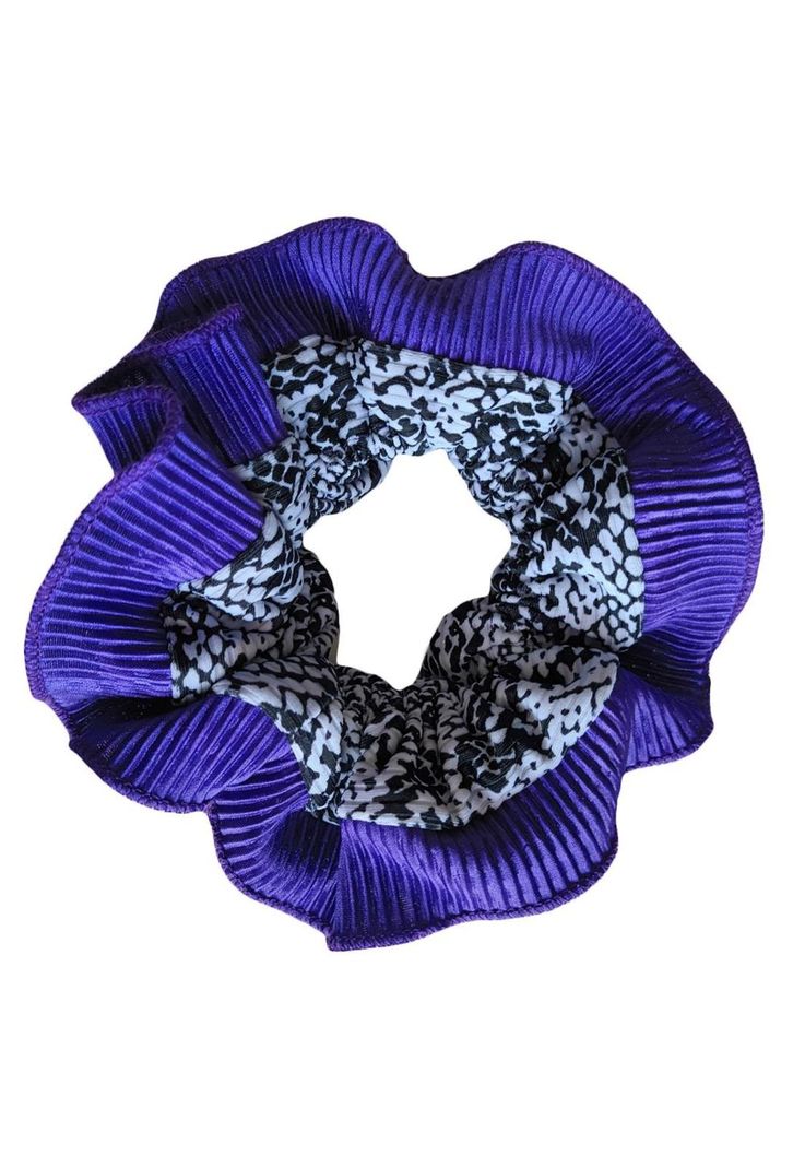 Scrunchie Collet Begonia M Piton Morado Maria Paskaro-0