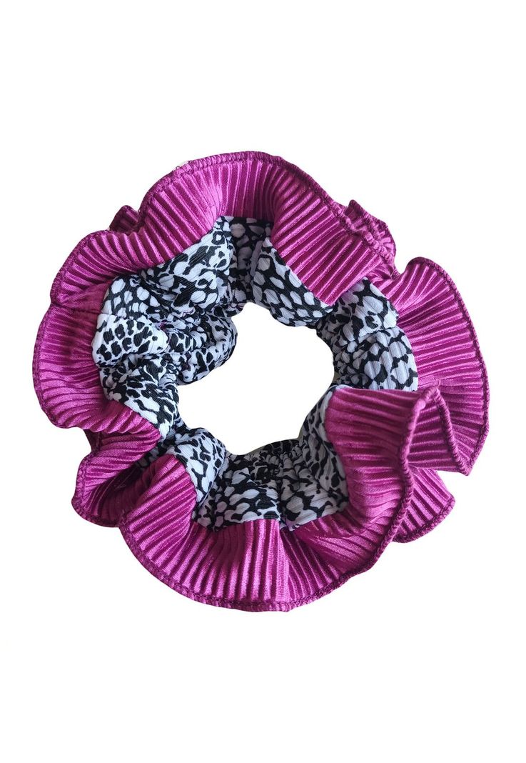 Scrunchie Collet Begonia M Piton Magenta Maria Paskaro-0