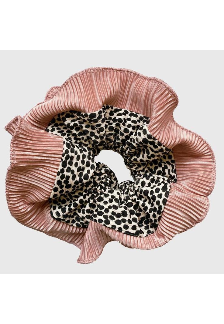Scrunchie Begonia XL Chita Rosado Maria Paskaro-0