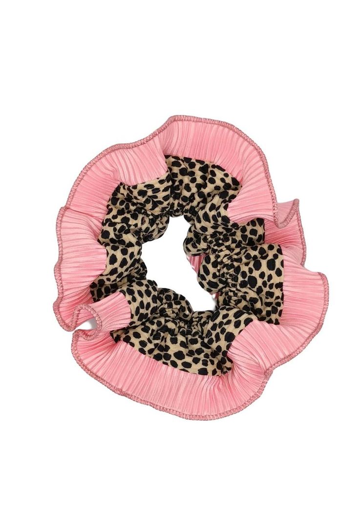 Scrunchie Collet Begonia M Chita Pink Maria Paskaro-0
