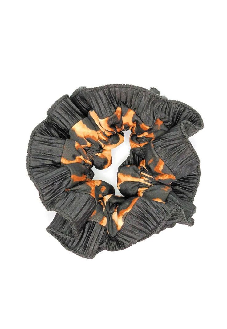 Scrunchie Begonia M Animal Negro Maria Paskaro-1