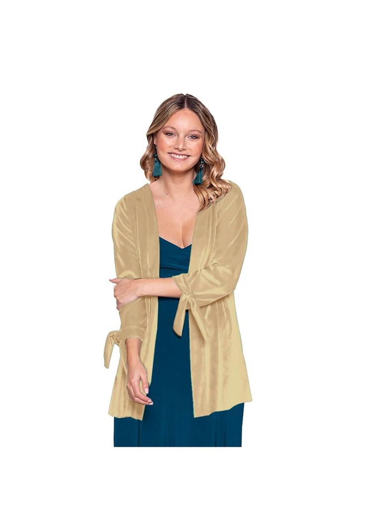 Tapado Kimono Corto Dublin Beige Terciopelo Maria Paskaro