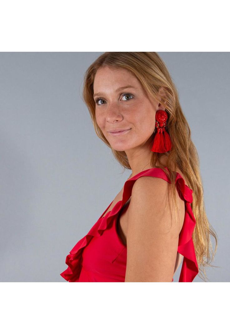 Aros Amazonas Rojo Fleco Maria Paskaro-2