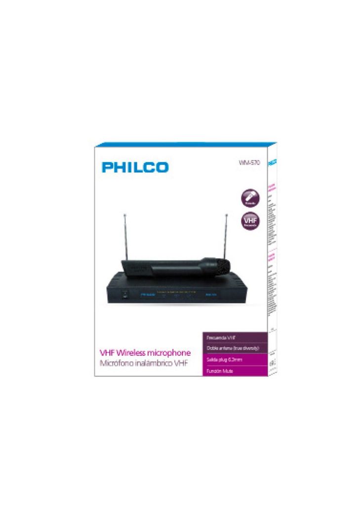 Kit 2 Micrófonos Vhs Wm570 / Inalámbrico-1