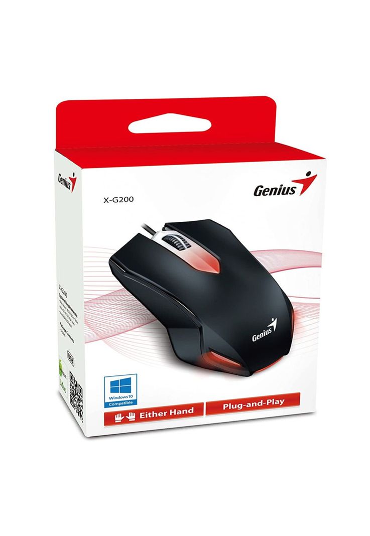 Mouse Genius XG200 / USB / 3 botones / 1000 DPI-4