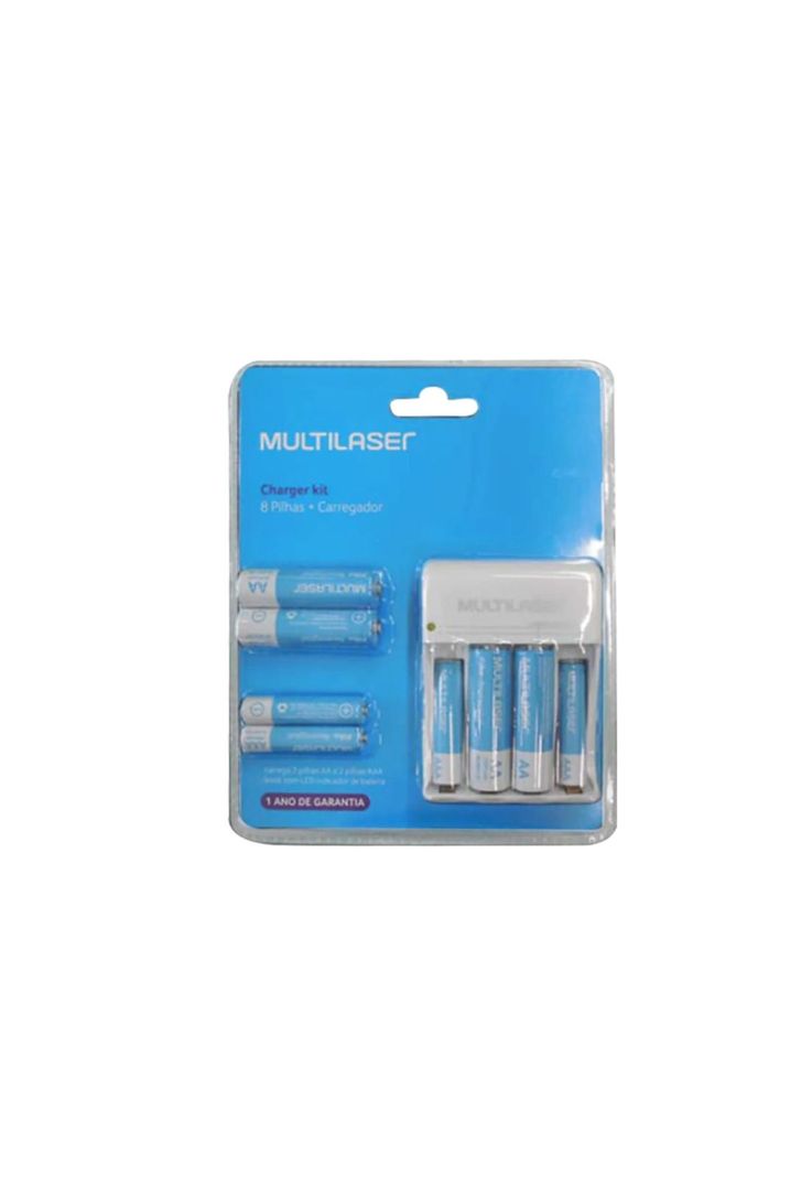 Cargador De Pilas Aa/Aaa Con 4 Pilas Aa Multilaser-2