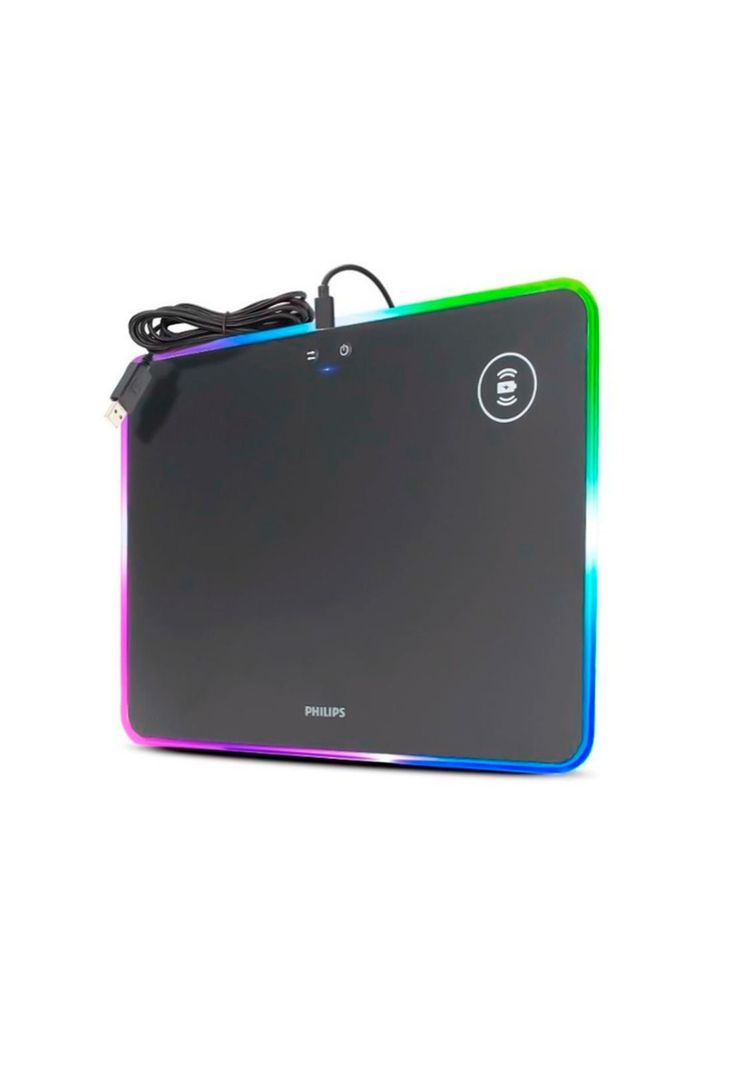 Mouse Pad Philips SLP7504 Luz RGB Antideslizante-1