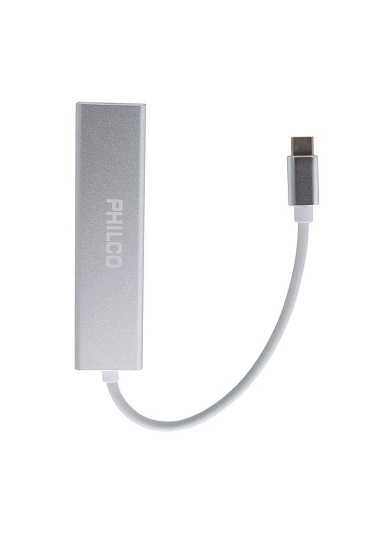 Hub 3 Puertos Tipo C a USB 3.0 Philco -2