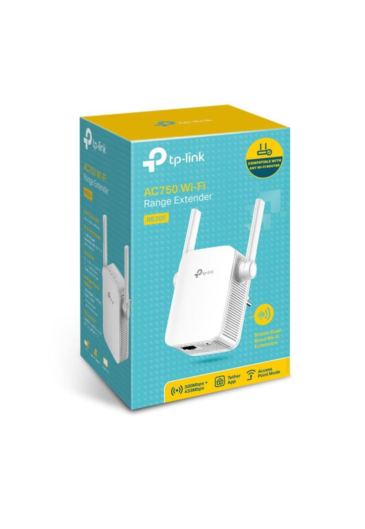 Extensor Tplink Re205 Wifi 5 Ac750-3