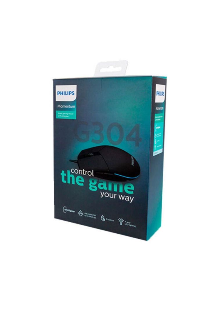 Mouse Gamer G304 RGB 6 botones 6400 DPI Philips -3