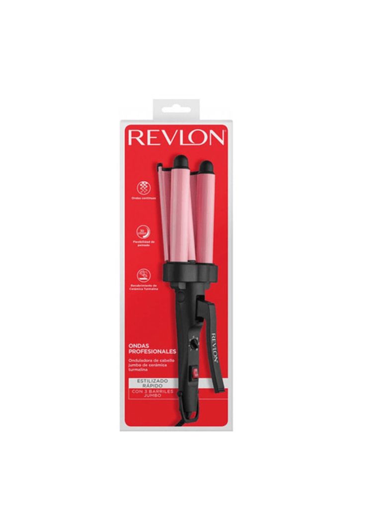 Ondulador waver jumbo Revlon Rosa edicion limitada-2