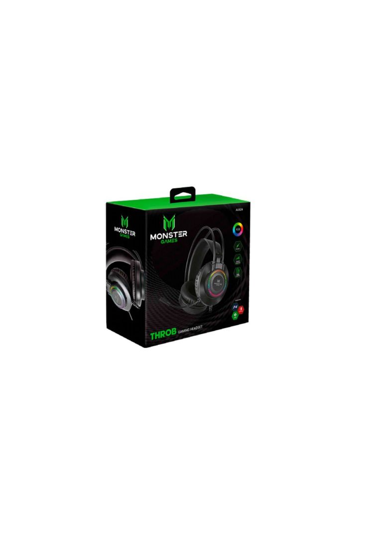 Audífonos Gamer Throb Monster Games Over-ear-2
