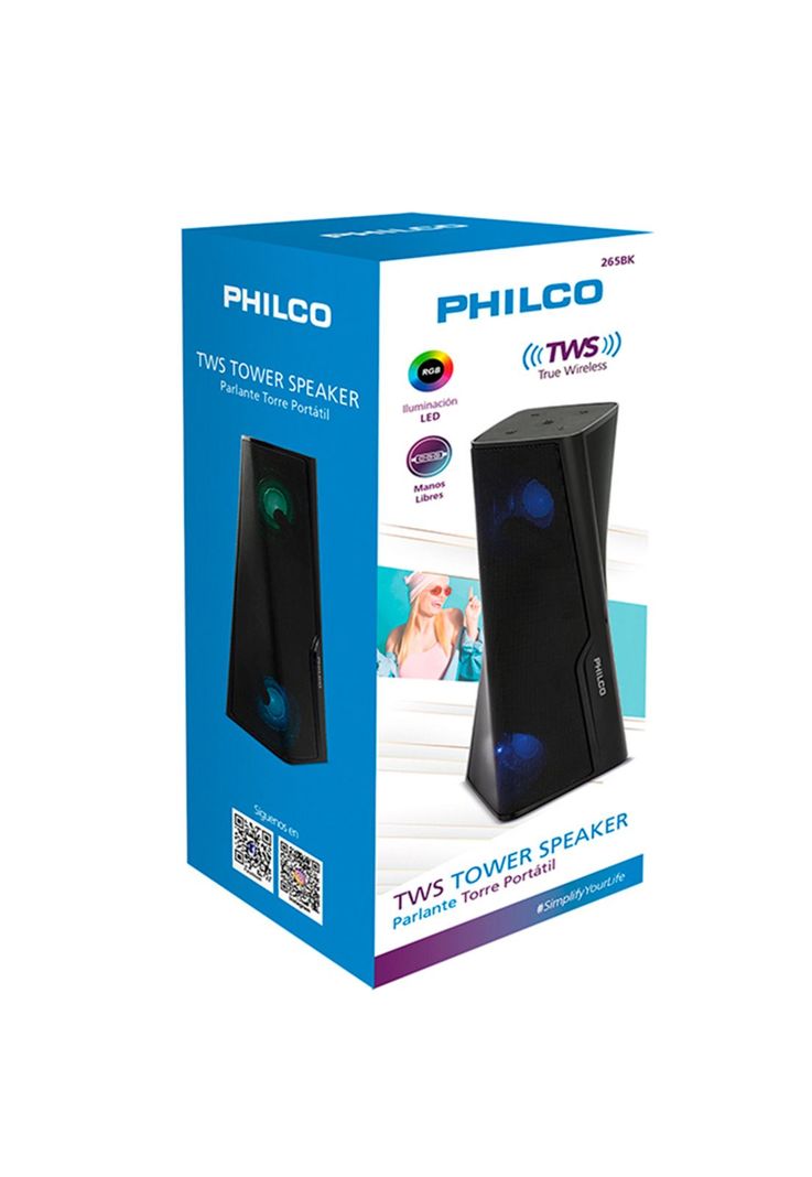 Parlante Philco Tws Tower RGB-1