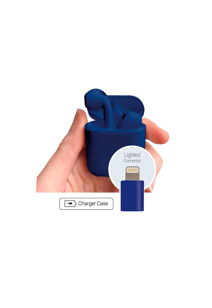 Audífonos Bluetooth In Ear Just Fly Inalámbricos Azul Mlab-1