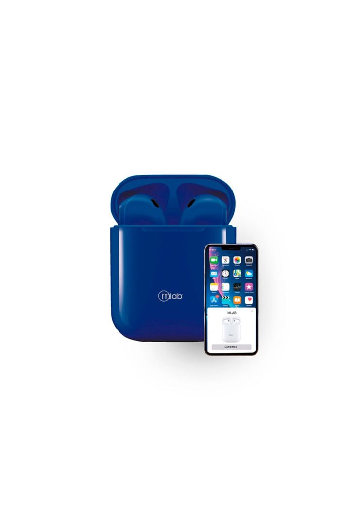Audífonos Bluetooth In Ear Just Fly Inalámbricos Azul Mlab-2