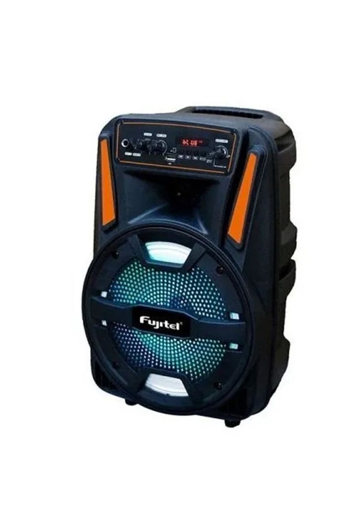 Parlante Portátil Karaoke Con Microfono USB SD FM Fujitel -2
