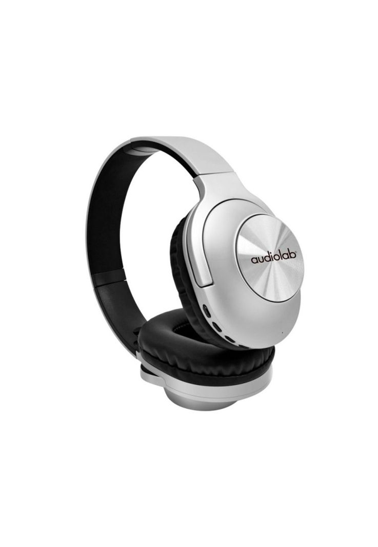 Audifonos Over Ear Inalámbricos Bluetooth BH973 Audiolab Plateados-1