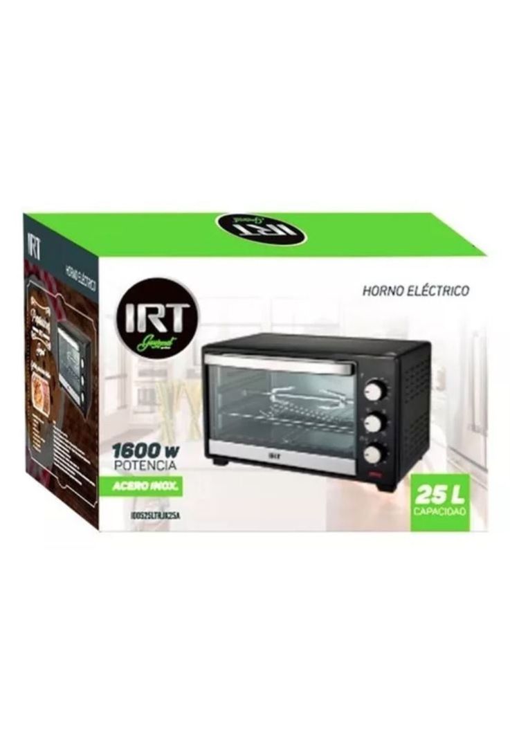 Horno Eléctrico 25 L Acero Inoxidable Irt-1