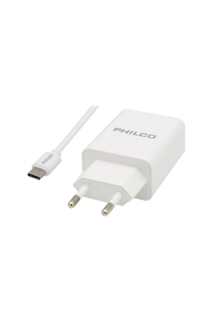 Cargador Philco  Rápido / Usb /  Cable Tipo C-0