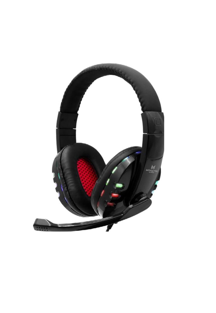 Audífonos Monster Gamer Bogey Games RGB Over-Ear-0