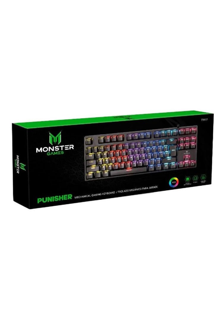 Teclado Mecanico Gamer Monster Punisher-2