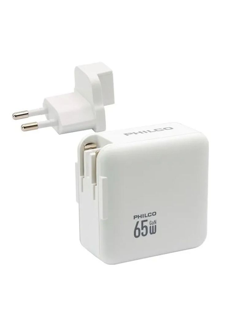 Cargador Super Rapido Philco USB 3.0 65W -0
