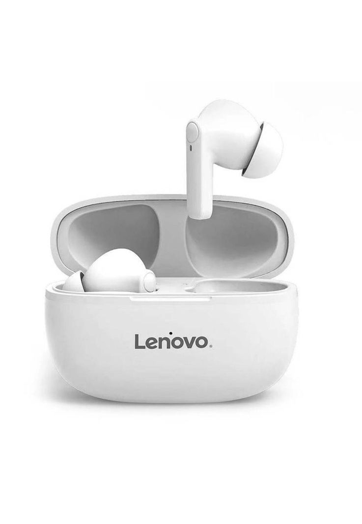 Audífonos Inalámbricos Lenovo In-Ear HT05 TWS Bluetooth Blancos-0