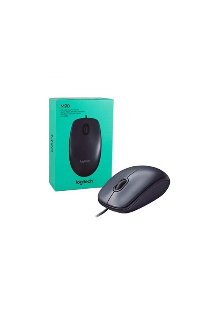 Mouse Alámbrico Logitech M90 / 3 Botones / DPI 1000-3