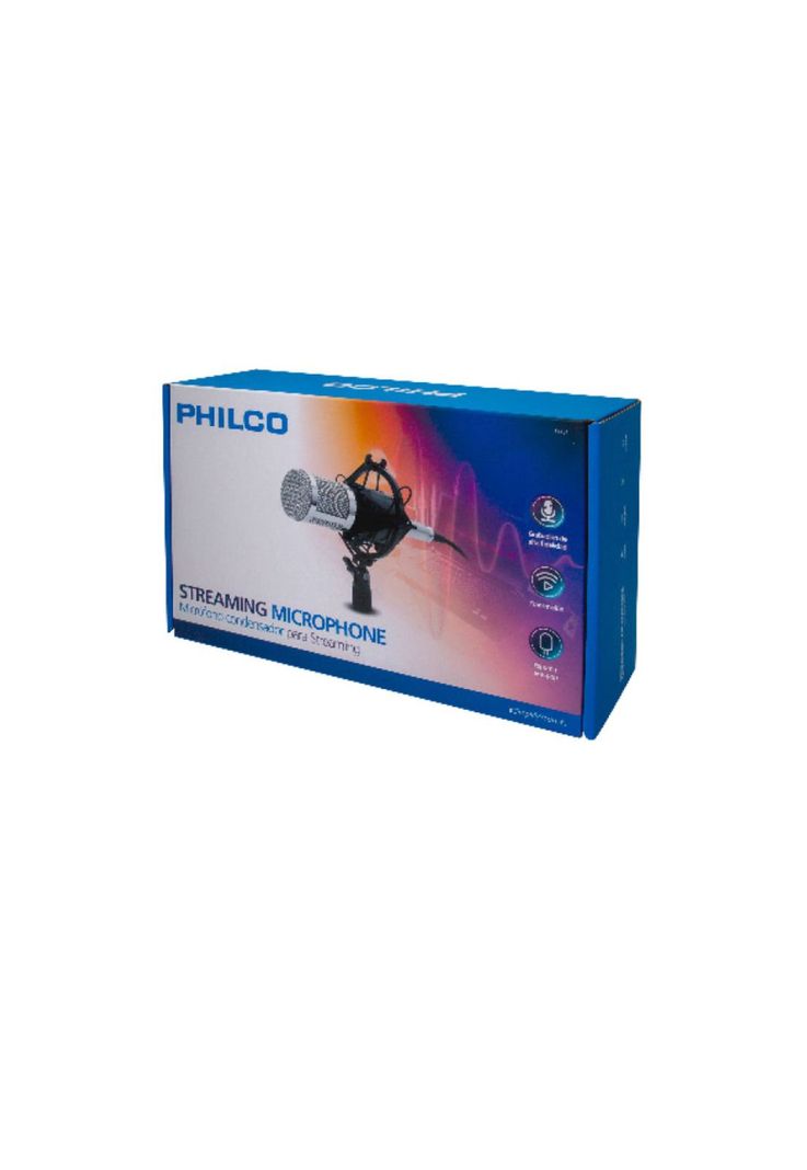 Studio Microphone Con Soporte / Philco / filtro anti-pop-2