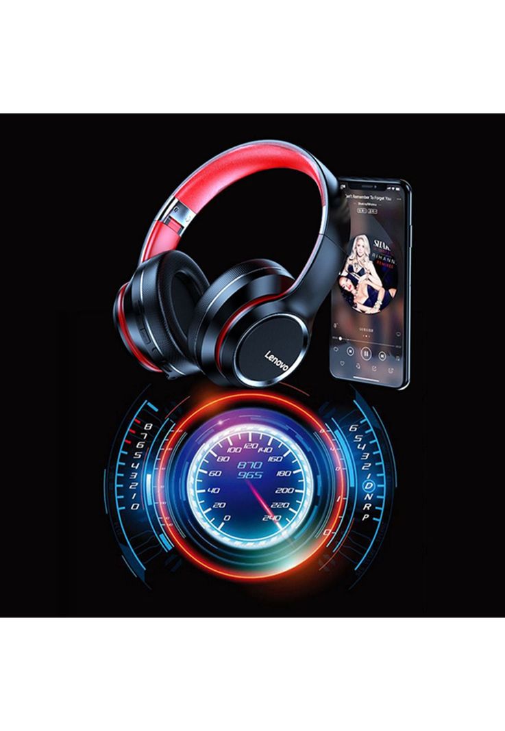 Audífonos Over Ear Lenovo Inalámbrico Bluetooth Fx-2