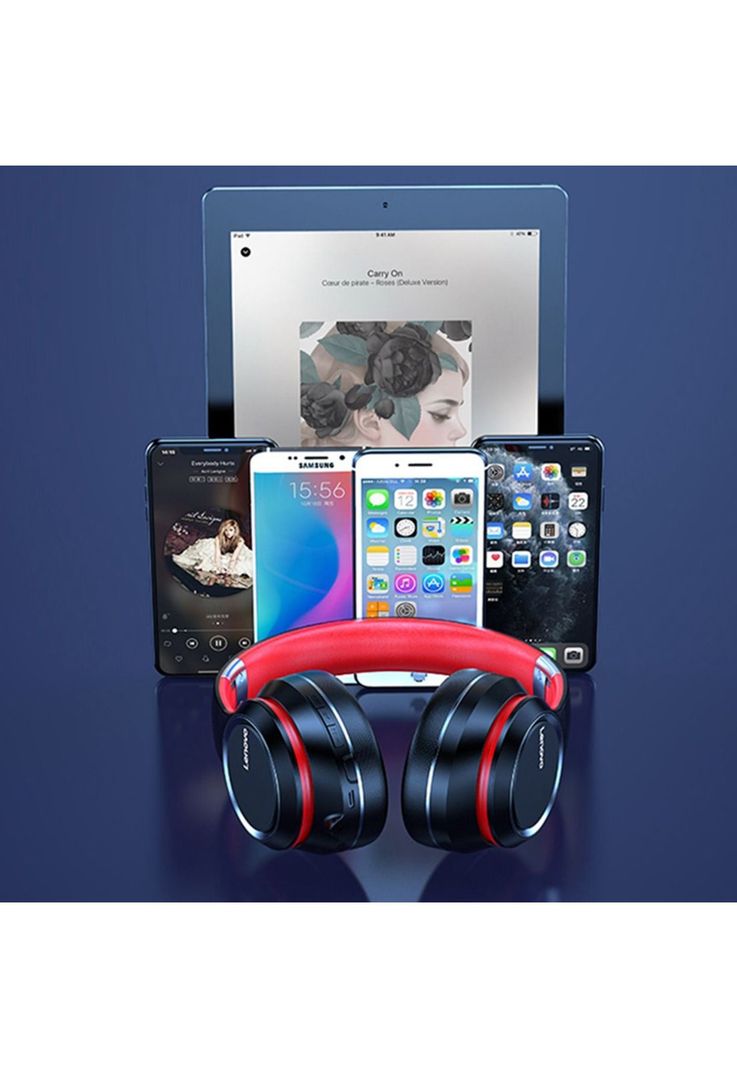 Audífonos Over Ear Lenovo Inalámbrico Bluetooth Fx-3