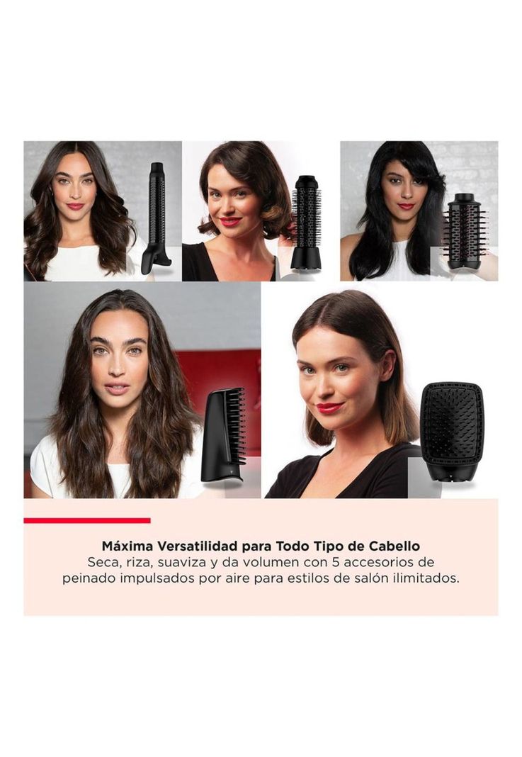 Cepillo OneStep secador voluminizador Plus 1200W 5 en 1 Revlon-1