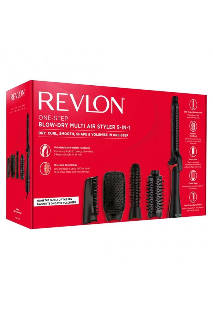 Cepillo OneStep secador voluminizador Plus 1200W 5 en 1 Revlon-8